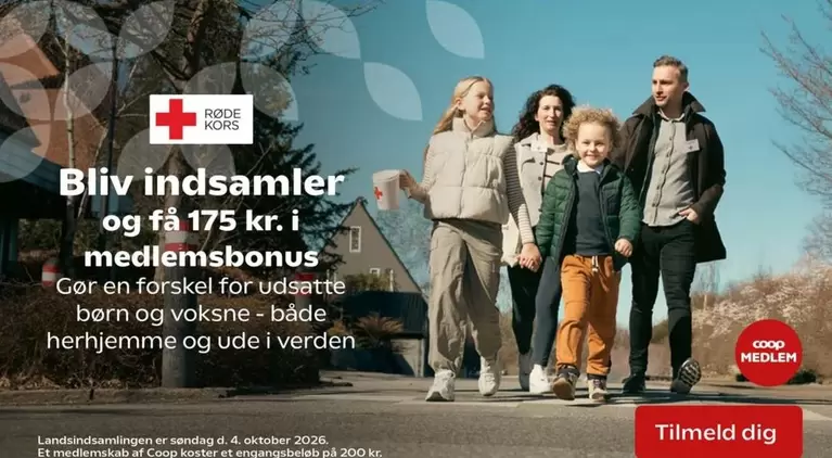 Bliv indsamler og få 175 kr. i medlemsbonus