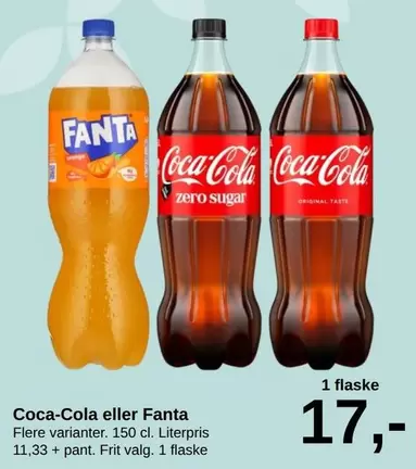 Coca Cola - Coca-Cola eller Fanta