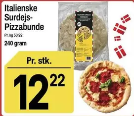 Italienske Surdejs-Pizzabunde