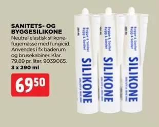 SANITETS- OG BYGGESILIKONE 9039065