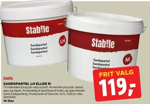 SANDSPARTEL LH ELLER M