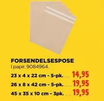 FORSENDELSESPOSE I papir. 9084964.