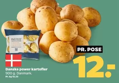 Danske power kartofler