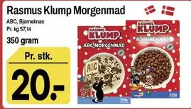 Abc - Rasmus Klump Morgenmad ABC, Bjørneknas