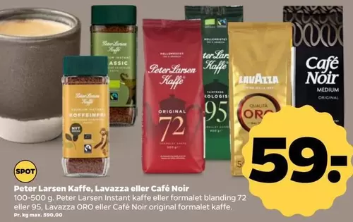 Peter Larsen Kaffe, Lavazza eller Café Noir