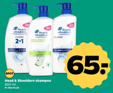 Head & Shoulders shampoo