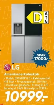 Lg - Amerikankoleskab GSGV80PYLD