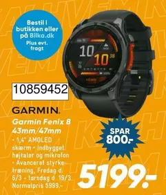 Garmin Fenix 8 43mm/47mm