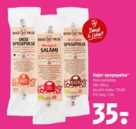 Højer spegepølse