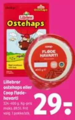 ostehaps eller Coop fløde-havarti