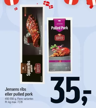 Jensens ribs eller pulled pork