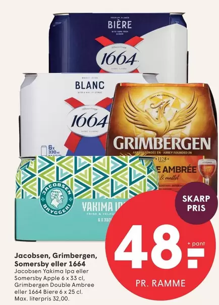 Grimbergen - Jacobsen, Somersby eller 1664