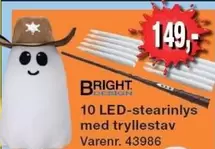 10 LED-stearinlys med trylletav Varenr. 43986