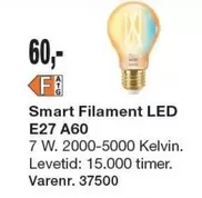Smart Filament LED E27 A60