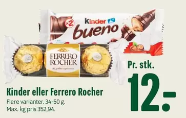 Kinder - eller Ferrero Rocher