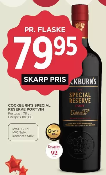 SPECIAL RESERVE PORTVIN