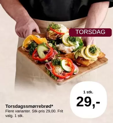 Torsdagssmørrebrød
