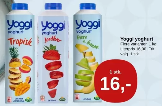Arla - Yoggi yoghurt