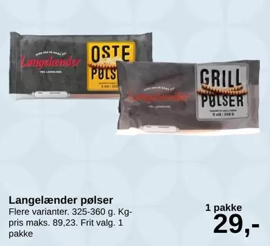 Langelænder pølser