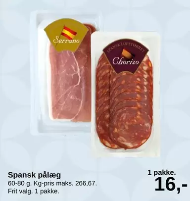Spansk pålæg