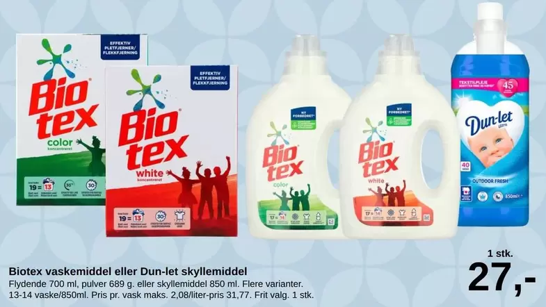 Bio - Vaskemiddel Eller Skyldemiddel