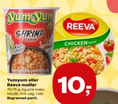 YumYum eller Reeve nudler