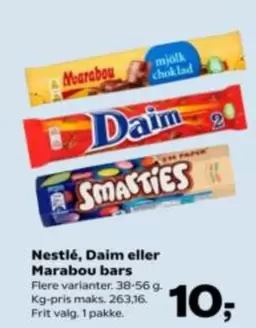 Marabou -  bars