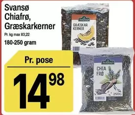 Chiafrø, Græskarkerner