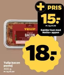 Tulip bacon postej