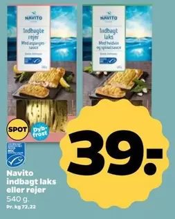 Indbagt laks eller rejer