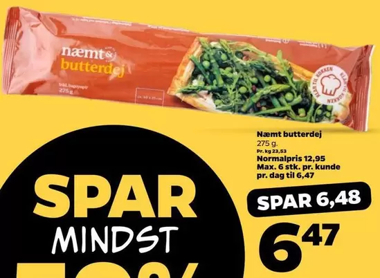 Næmt butterdej