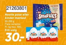 Kinder - Smarties mini eller
