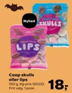 Coop skulls eller lips