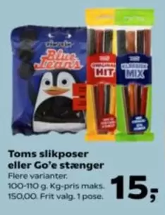 Toms slikposer eller Go'e stænger