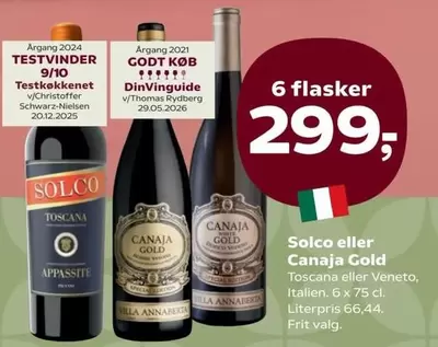Solco or Canaja Gold Toscana eller Veneto