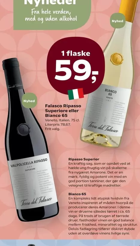 Den - Falascso Ripasso Superiore eller Bianco 65