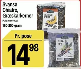 Chiafrø, Græskarkerner