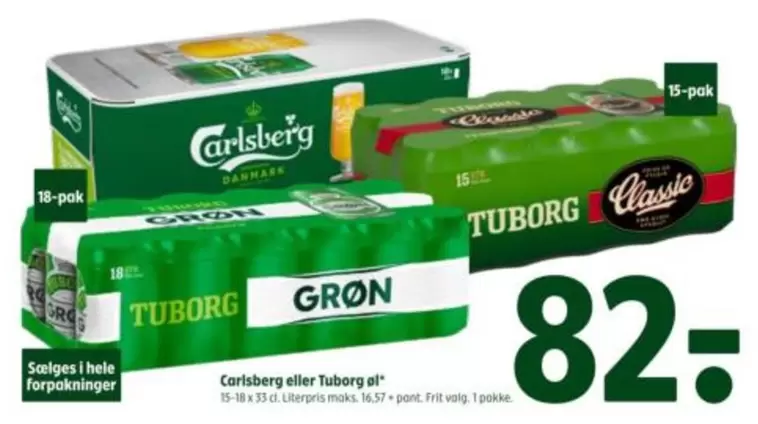 Carlsberg -  eller Tuborg