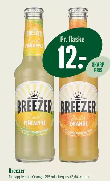 Orange - Breezer Pineapple or