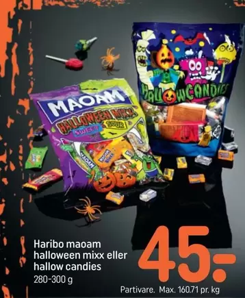 Haribo -  maoam halloween mixx eller hallow candies