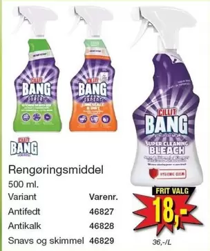 Bang - Rengøringsmiddel