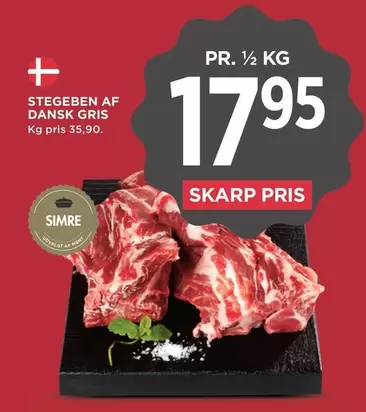 Stegeben af Dansk Gris