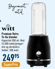 Premium Retro To-Go blender
