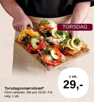 Torsdagssmørrebrød