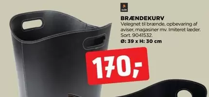 BRÆNDEKURV Sort. 9041532