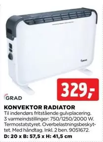 KONVEKTOR RADIATOR