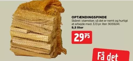 OPTÆNDINGSPINDE