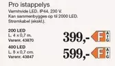 Pro istappelys 200 LED Varenr. 43870, 400 LED Varenr. 43847