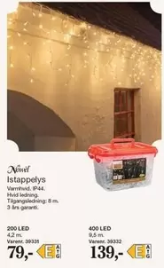 Istäppelys 200 LED, 400 LED