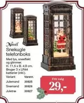 SneKugle telefonboks